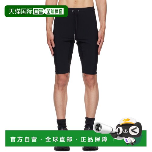 香港直邮On 男士 黑色 Race Tights Half 短裤 1ME10260553运动裤