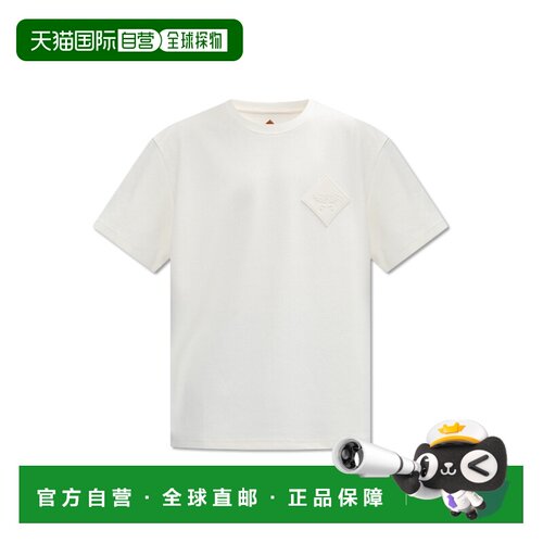1h可退 香港直邮MCM 男士T恤 MHTESMM02WI0IVORY CO 乳白色 Patch