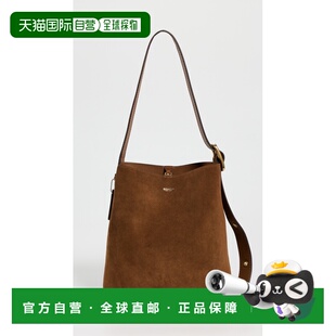 1h可退 香港直邮Coach 蔻驰 女士 Bleeker 绒面革水桶包