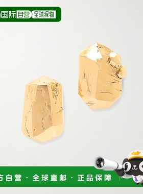 1h可退 香港直邮Saint Laurent 圣罗兰 女士 镀金耳环 849746Y150