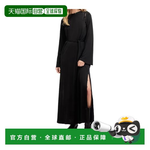 1h可退 香港直邮ALL SAINTS 女士连衣裙 WD644ZBLACK SS2024 黑色