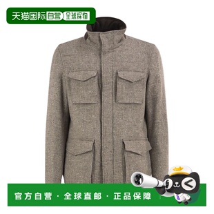 香港直邮Herno 男士 初剪羊毛隐形帽军装夹克 FI00025UR33497