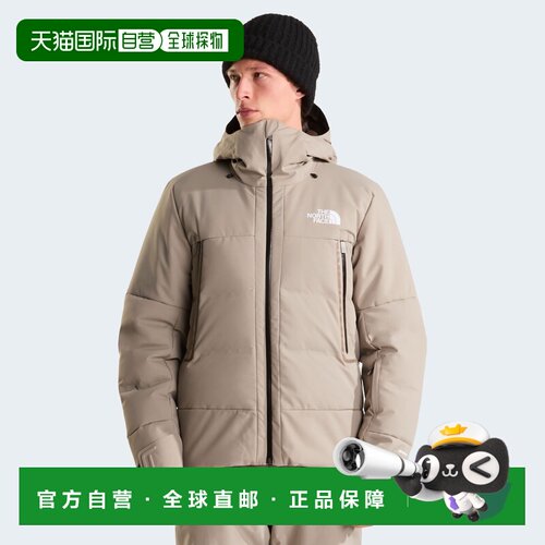 自营欧洲直邮The North Face北面 男士石板灰DryVent™鹅绒滑雪夹