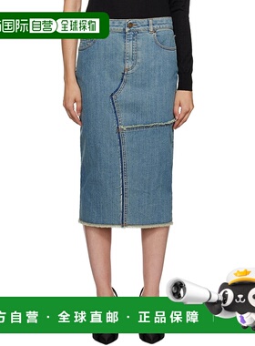 香港直邮Tom Ford 腰带环牛仔长裙半身裙 GC4130DEX217HB460