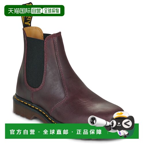 欧洲直邮Dr. Martens 鞋子男女同款 靴子 波尔多色 27486600 2976