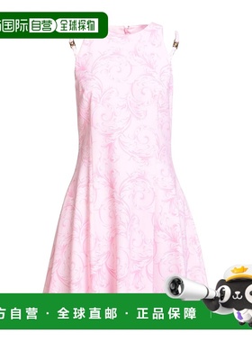 1h可退 香港直邮versace 范思哲 女士 夏装连衣裙 pink粉色 舒适