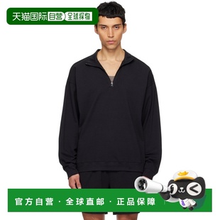 1h可退 香港直邮SKIMS 男士 黑色 Jersey Lounge Relaxed Quarter