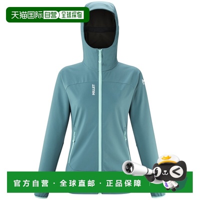 自营欧洲直邮Millet觅乐 FUSION SHIELD 女款软壳夹克 蓝色