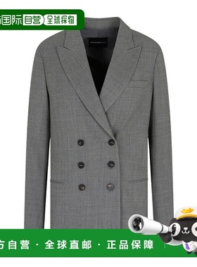 香港直邮Emporio Armani 长袖西装外套 EW003449TE17036羊毛
