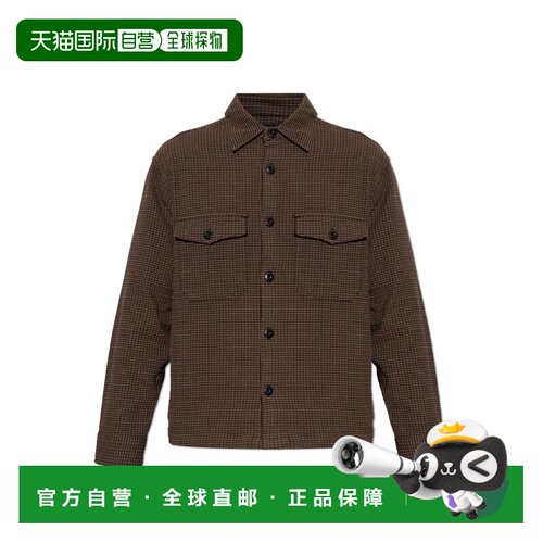 1h可退 香港直邮ALL SAINTS 男士衬衫 KANDAM074SDBROWN SS2026