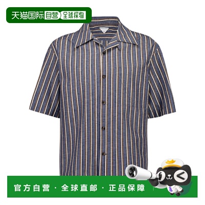 香港直邮Bottega Veneta 短袖衬衫 833878V5PI0亚麻
