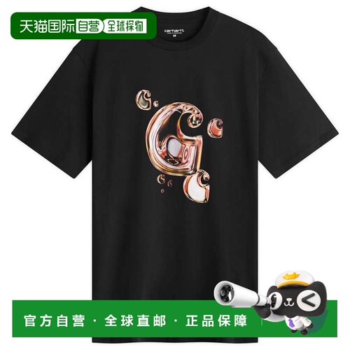 香港直邮CARHARTT WIP 男士 Solar Chrome C-Logo T恤 I03520489X