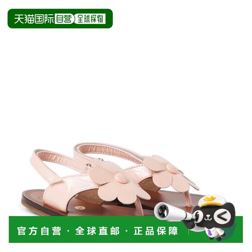 香港直邮Pepe 女童 花朵装饰漆皮凉鞋童鞋童装