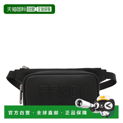 1h可退 香港直邮FENDI 男士腰包 7VA605AMACF0GXN SS2025 黑色 Fe
