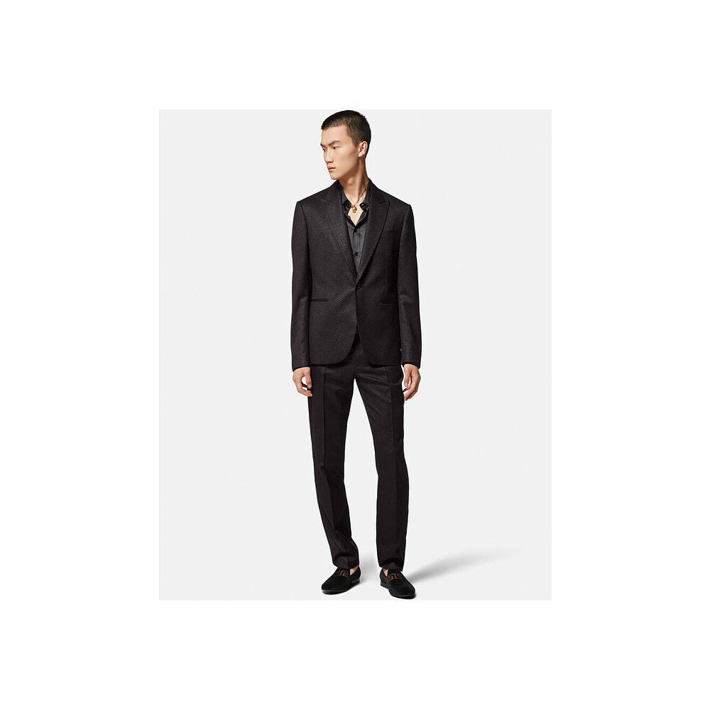 香港直邮versace 希腊提花西装外套 10085771a061321b000范思哲