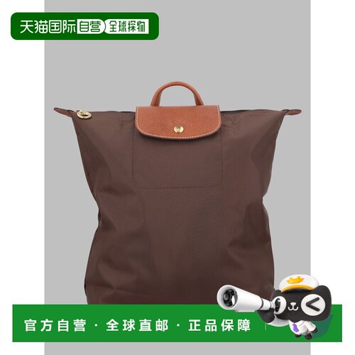香港直邮LONGCHAMP 珑骧 女士 双肩包 10284089 brown棕色 舒适时