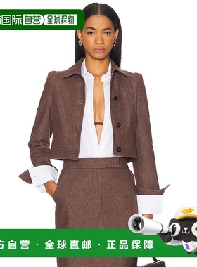香港直邮MaxMara 麦斯玛拉 女士 棕色 Carpa 夹克 2511041013