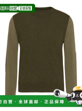 1h可退 香港直邮Maison Margiela 双色羊毛圆领衫 S67HL0011M1317