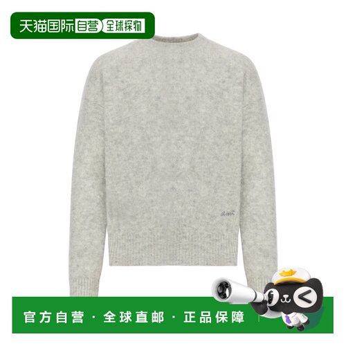 香港直邮Ami Paris 男士针织衫 HKS824KN0021050GREY AW2025