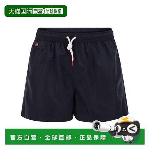 1h可退 香港直邮KITON 男士短裤 UCOM010K0741H14 SS2026 黑色 抽