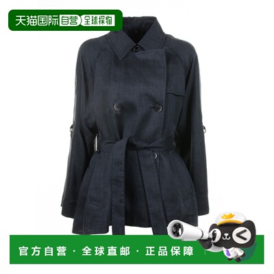 欧洲直邮FAY 女士风衣 NAW61483030WAHB999 CO 蓝色 Asymmetric T