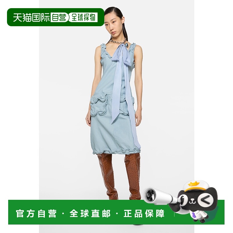 欧洲直邮ACNE (2025新品) 皮革连衣裙