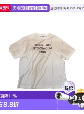 1h可退 香港直邮Acne Studios 正面徽标T恤 CL0196