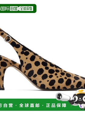 1h可退 香港直邮aeyde 女士 棕色 & 黑色 Carla 高跟鞋 A11PU0668