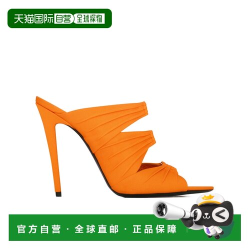 1h可退 香港直邮Saint Laurent 露趾高跟凉鞋 859545AAF4G