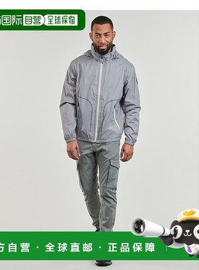 欧洲直邮Napapijri 男士 A CLOUDY 派克大衣 灰色夹克