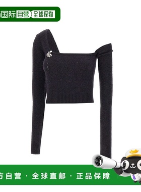 1h可退 香港直邮Blumarine 蓝色情人 女士 黑色毛线衫 4M171A羊毛