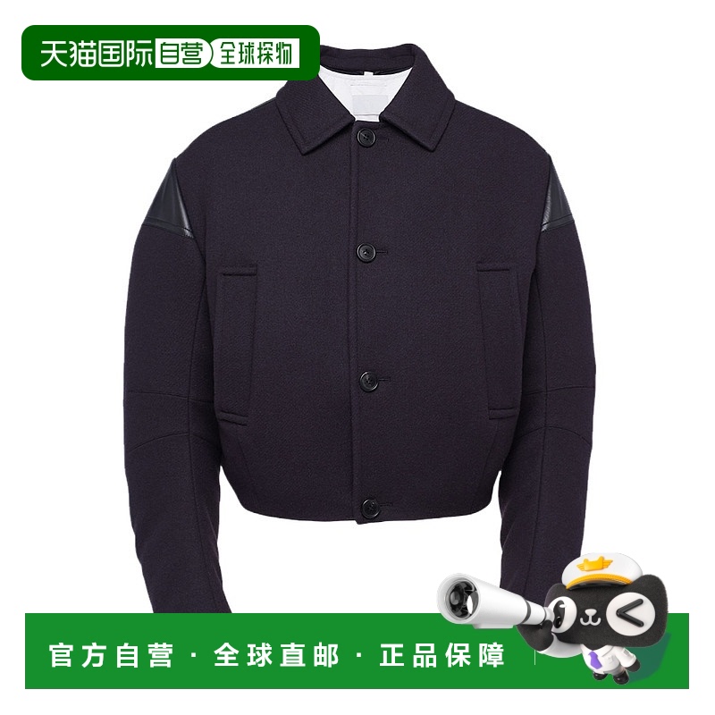 香港直邮Prada 羊毛纽扣棉服 SGC42510KWS232