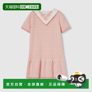 儿童GG棉质连衣裙童装 欧洲直邮Gucci 古驰