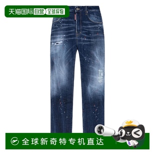 腰带袢牛仔裤 1h可退 男士 香港直邮Dsquared2 S74LB1733S 二次方