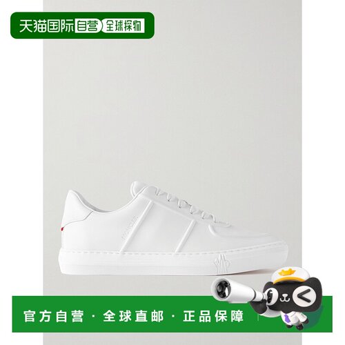 香港直邮Moncler 盟可睐 男士 Neue York Logo-Appliqued 皮质运