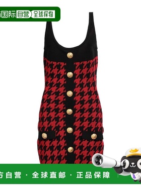 香港直邮Balmain 巴尔曼 女士 夏装连衣裙 red红色 舒适时尚