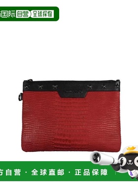 1h可退 香港直邮Jimmy Choo 周仰杰 男士 DEREK 迷你鳄鱼纹胭脂 D