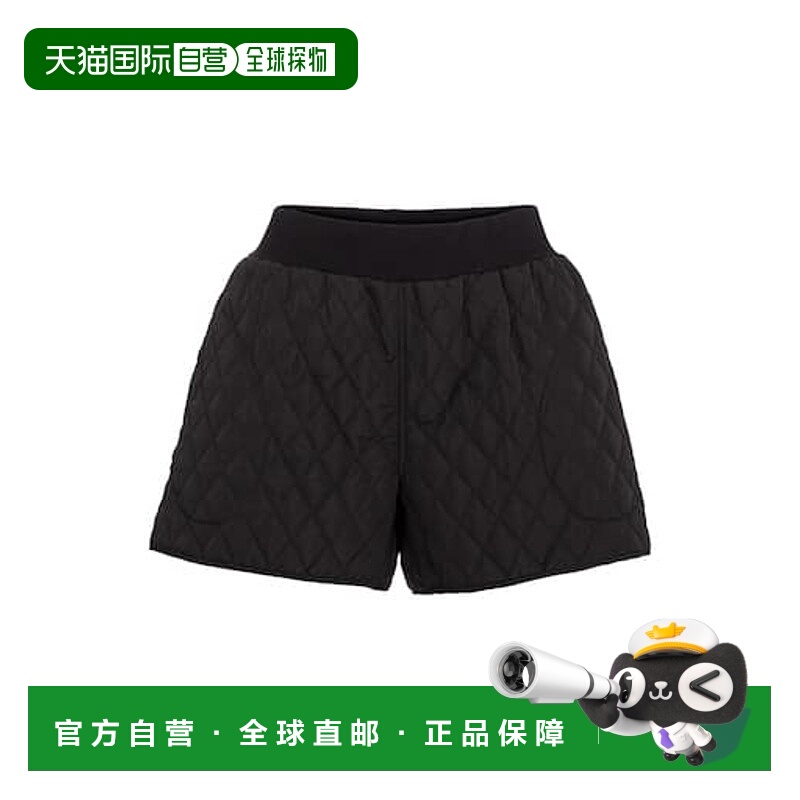 1h可退 香港直邮NORMA KAMALI 诺玛 卡玛丽 女士 高腰绗缝短裤