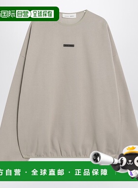 1h可退 香港直邮Essentials 男士 Greige 磨毛棉质运动衫 192SP25