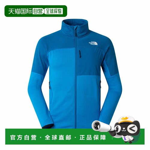 自营欧洲直邮The North Face北面 Polartec Powergrid男士抓绒夹