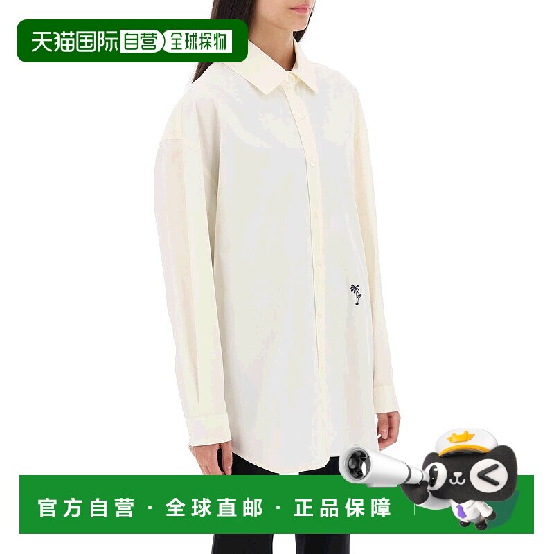 1h可退 欧洲直邮PALM ANGELS 女士衬衫PWGE004F23FAB0010410 - 天猫国际探物欧洲出品