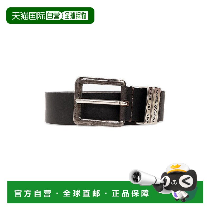 1h可退 香港直邮Diesel 迪赛 男士 B-Guarantee-A 標誌雕刻腰帶 4