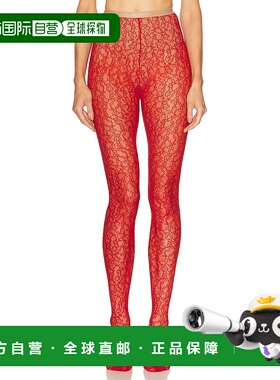 1h可退 香港直邮Valentino 华伦天奴 女士 花朵蕾丝连裤袜 7B3KI0