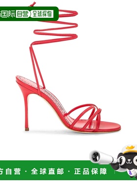 1h可退 香港直邮MANOLO BLAHNIK 莫罗 伯拉尼克 女士 Leva 105 凉