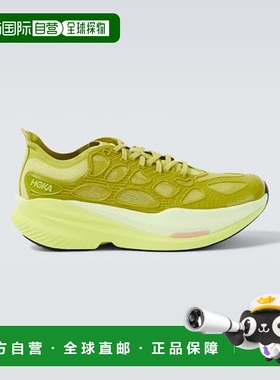 1h可退 香港直邮Hoka One One 男士 Mach x 笼状跑步鞋 green绿色