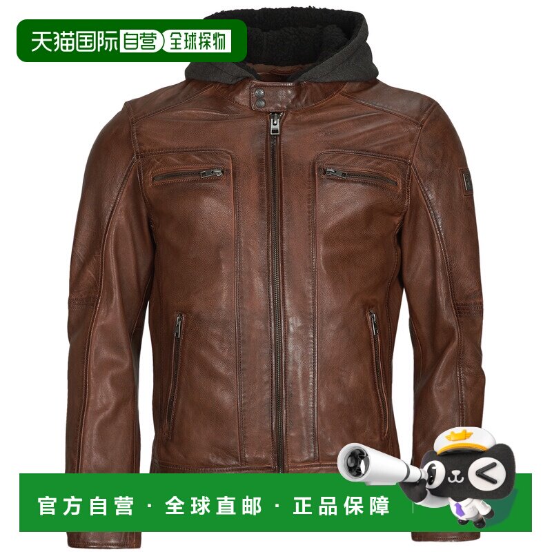 欧洲直邮Oakwood 男衣服 皮衣外套/皮革夹克 棕色 冬天 DRINK图片