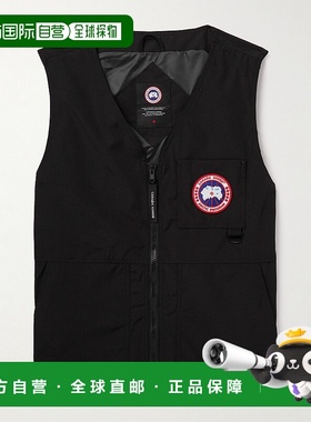 香港直邮Canada Goose 加拿大鹅 男士 Canmore Logo-Appliqued Te
