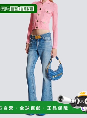 香港直邮Balmain 长袖针织开衫 EF1KL150KI10