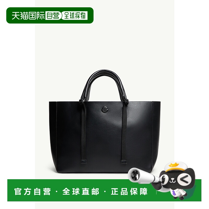 欧洲直邮MONCLER (2025新品) Carlo 皮革托特包