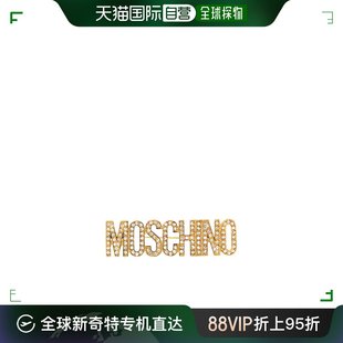 莫斯奇诺 香港直邮Moschino 女士徽标胸针